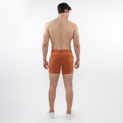 St33le Rust 5" Textured Knit Short