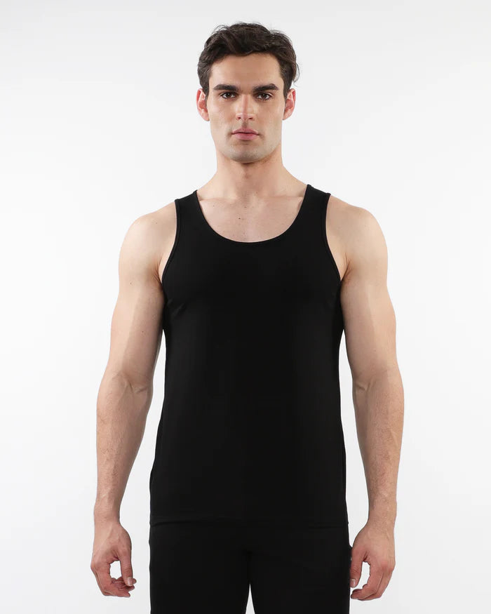 ST33le Black Triangles Laser Cut Tank
