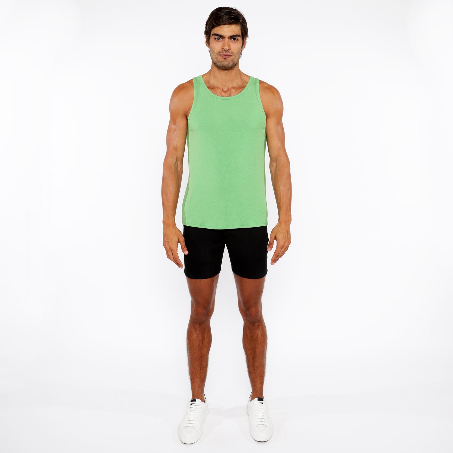 St33le Ribbed Stretch Modal Tanks