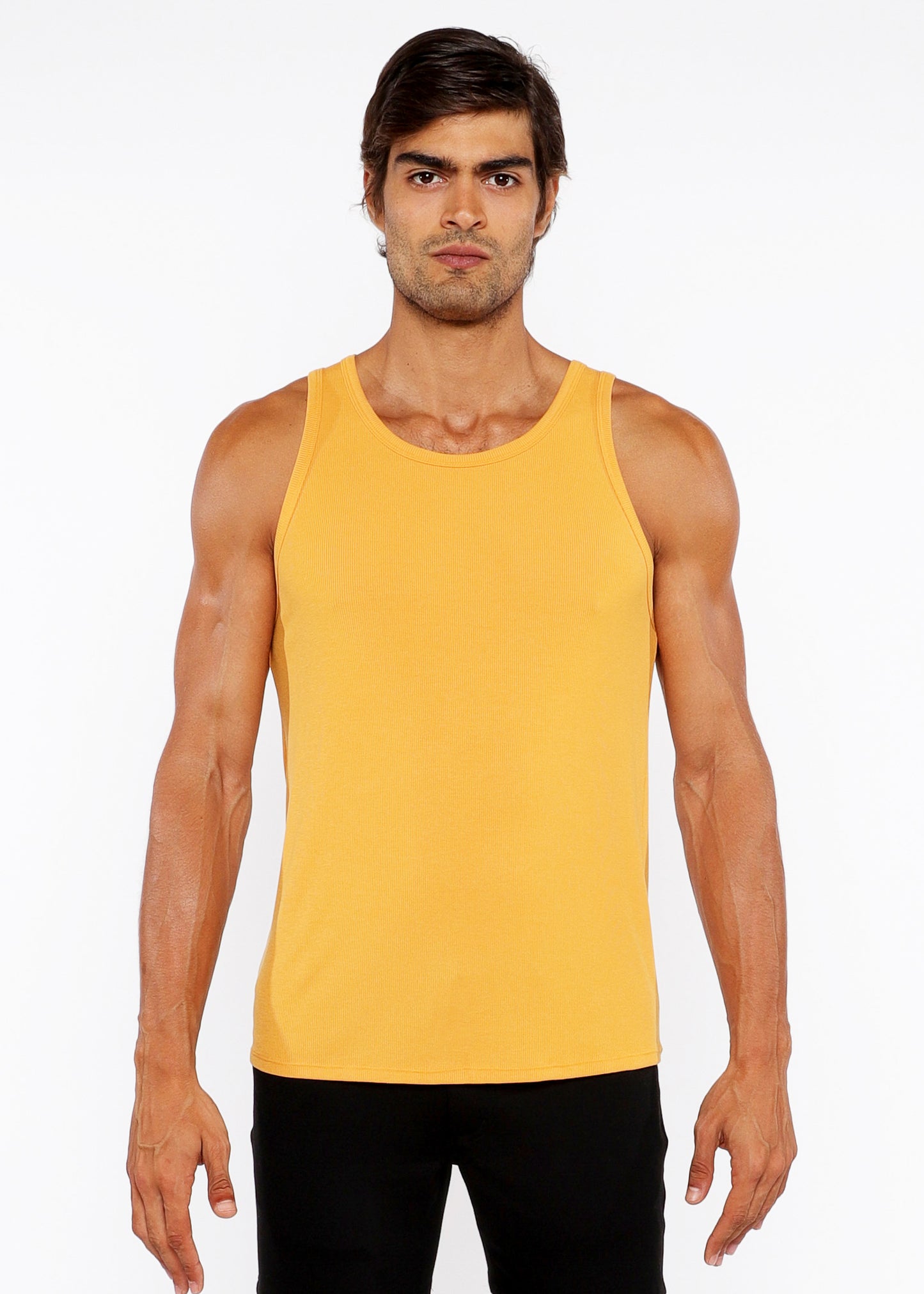 St33le Ribbed Stretch Modal Tanks