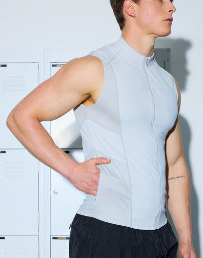 Supawear Gym2Street Sleeveless Grey Jacket