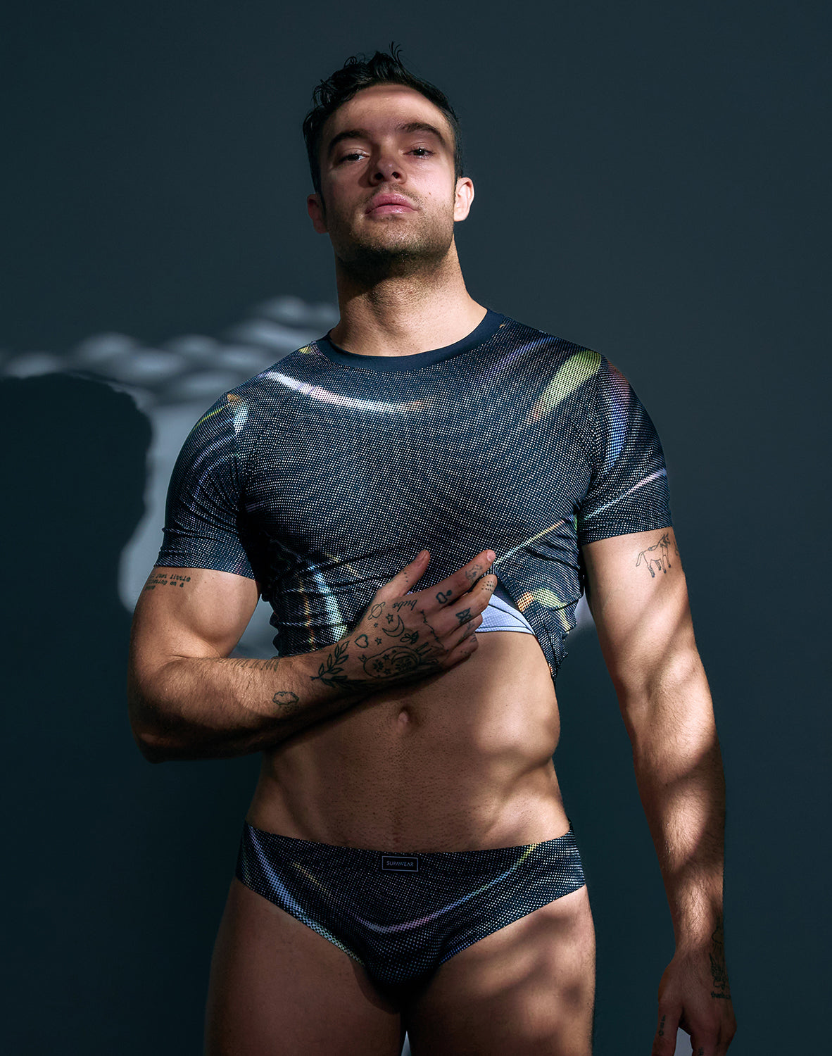 Supawear Printed Pride Crop Top