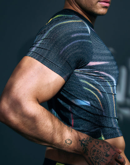 Supawear Printed Pride Crop Top