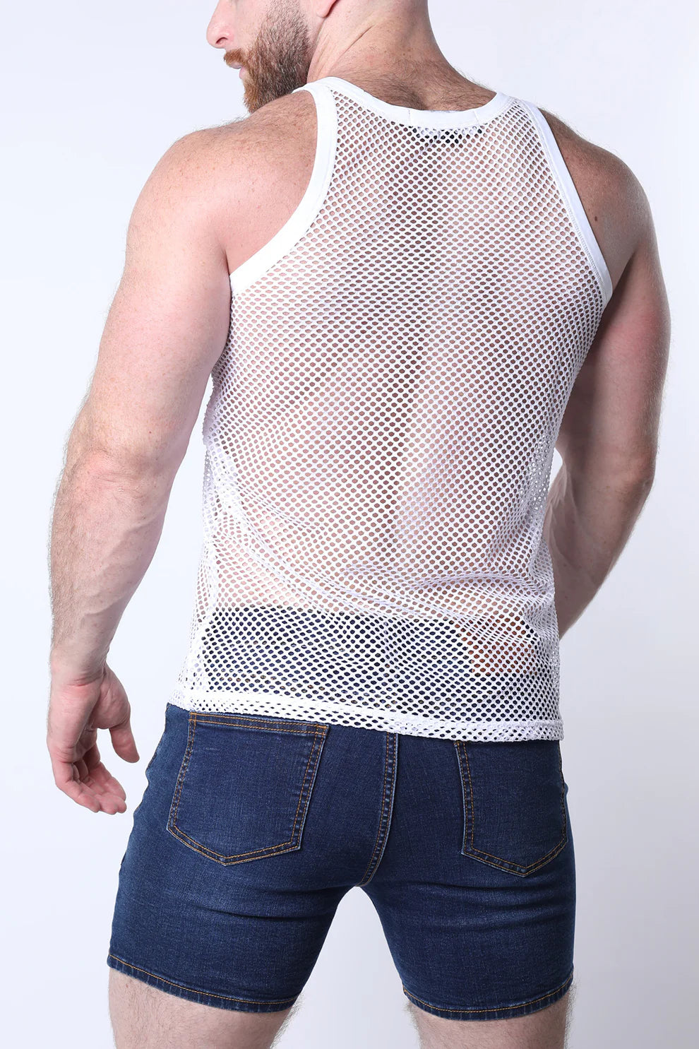 Timoteo Santorini Mesh  Tank Top