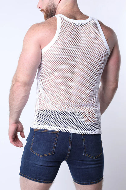 Timoteo Santorini Mesh  Tank Top