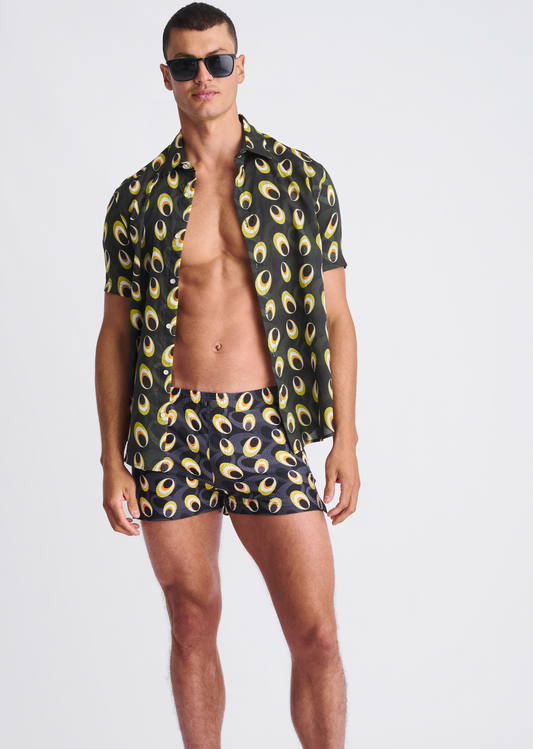 Postmarc Army Discs Seersucker Swim Short