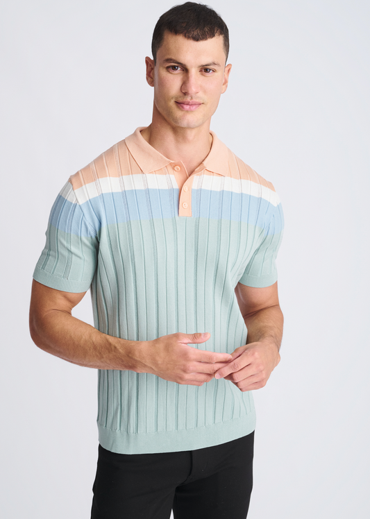 Postmarc Stalk Color Block Silk/Tencel SS Shirt