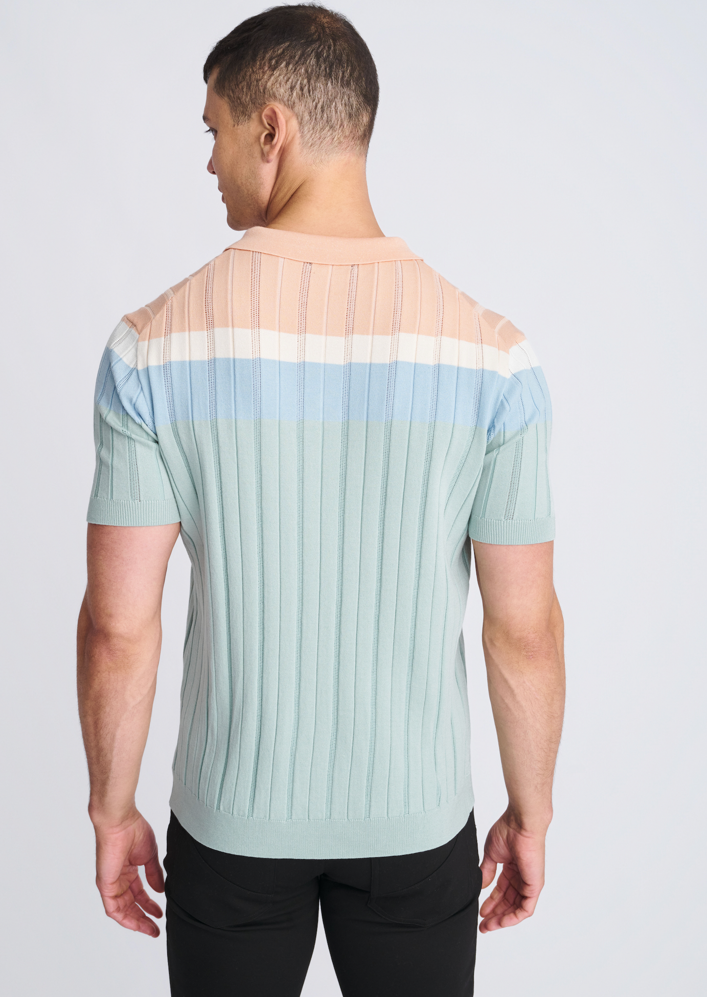 Postmarc Stalk Color Block Silk/Tencel SS Shirt