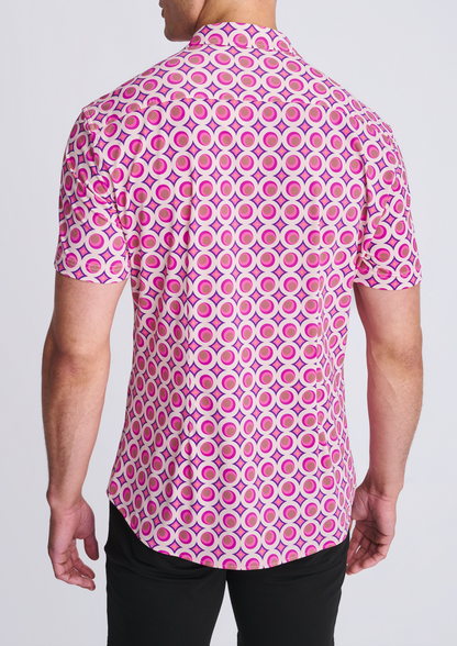 Postmarc Blush Circles Performance SS Shirt