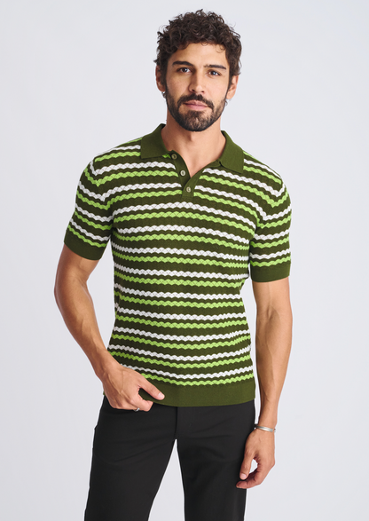 Postmarc Combat Wavy Textured Cotton SS Shirt