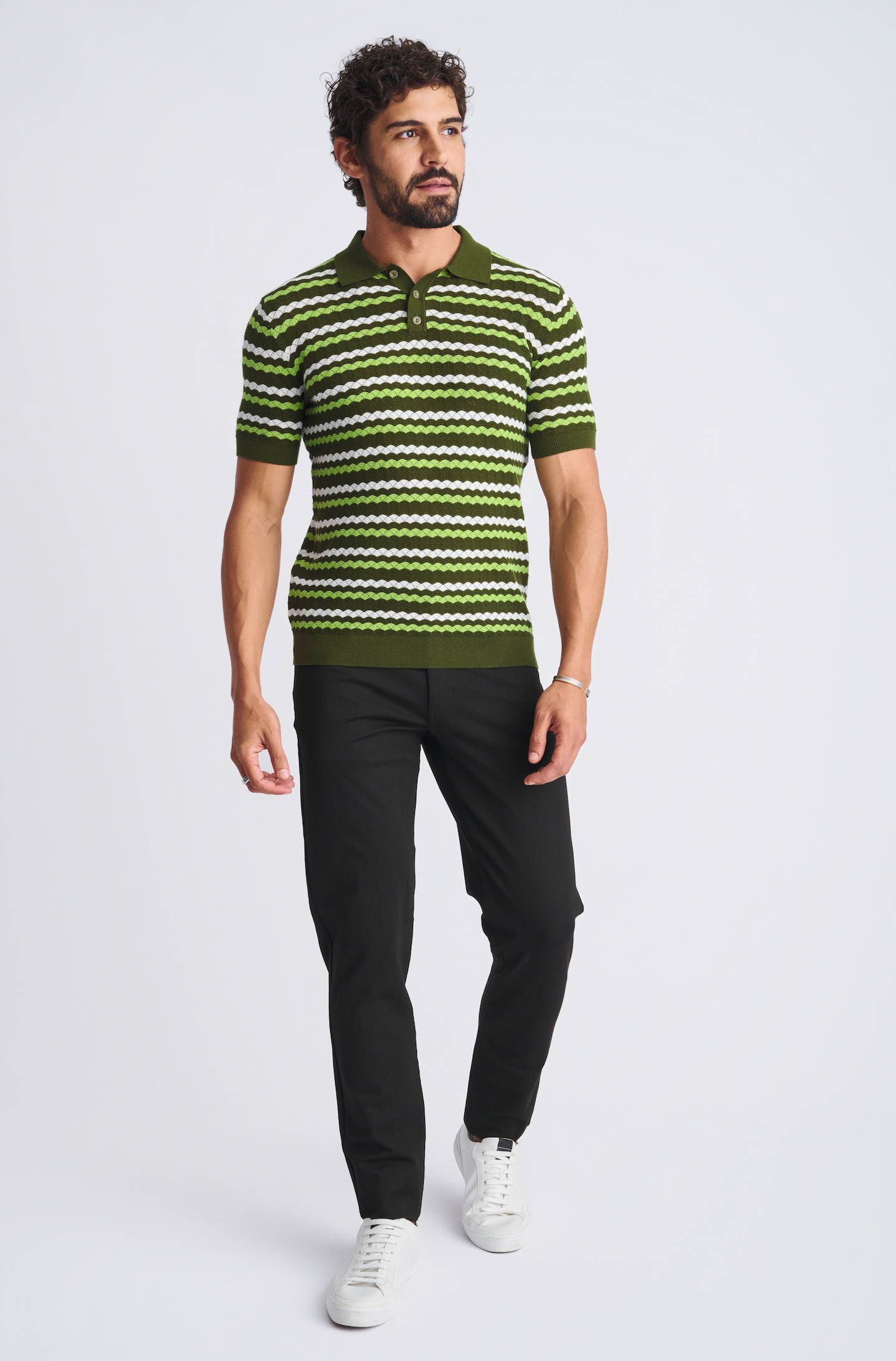 Postmarc Combat Wavy Textured Cotton SS Shirt