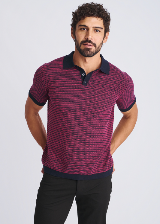 Postmarc Bubble Gum Two Tone Textured SS Shirt