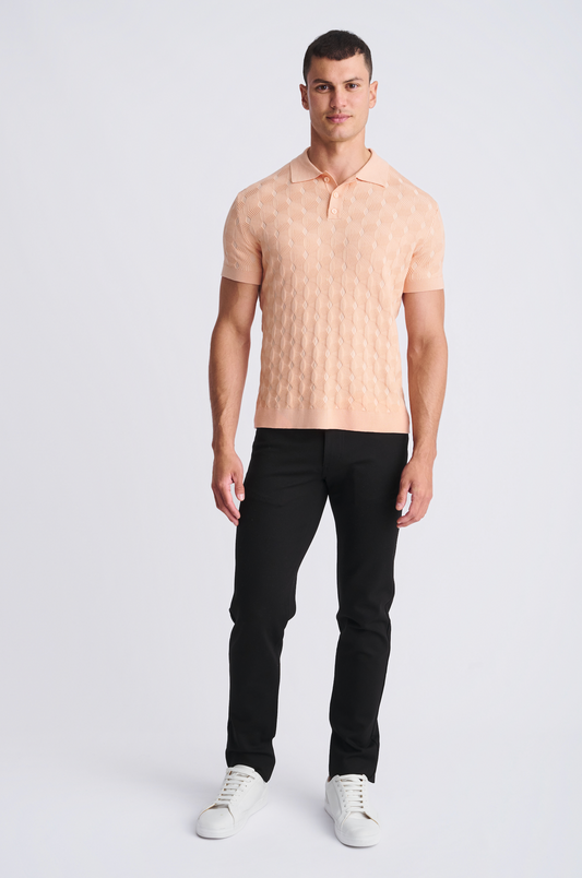 Postmarc Sherbet Silk/Tencel Knit Polo