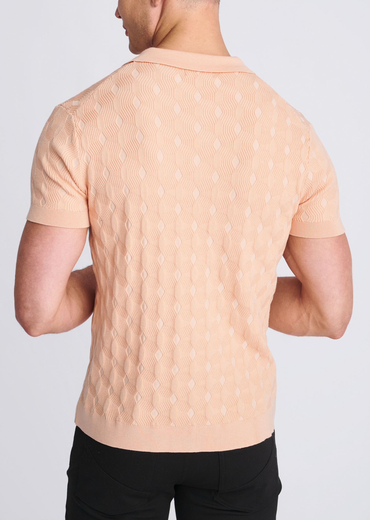 Postmarc Sherbet Silk/Tencel Knit Polo