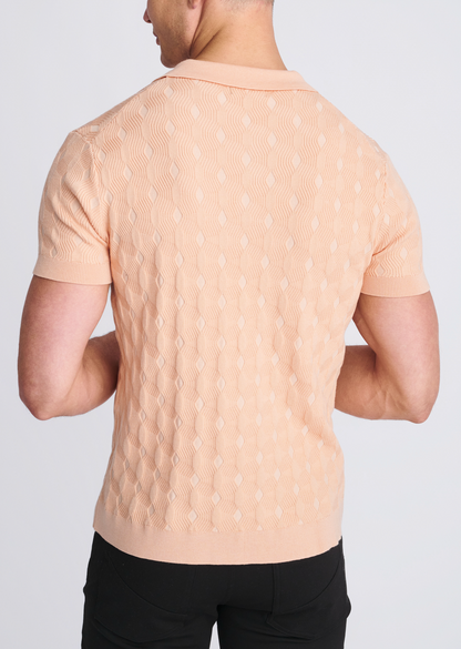 Postmarc Sherbet Silk/Tencel Knit Polo