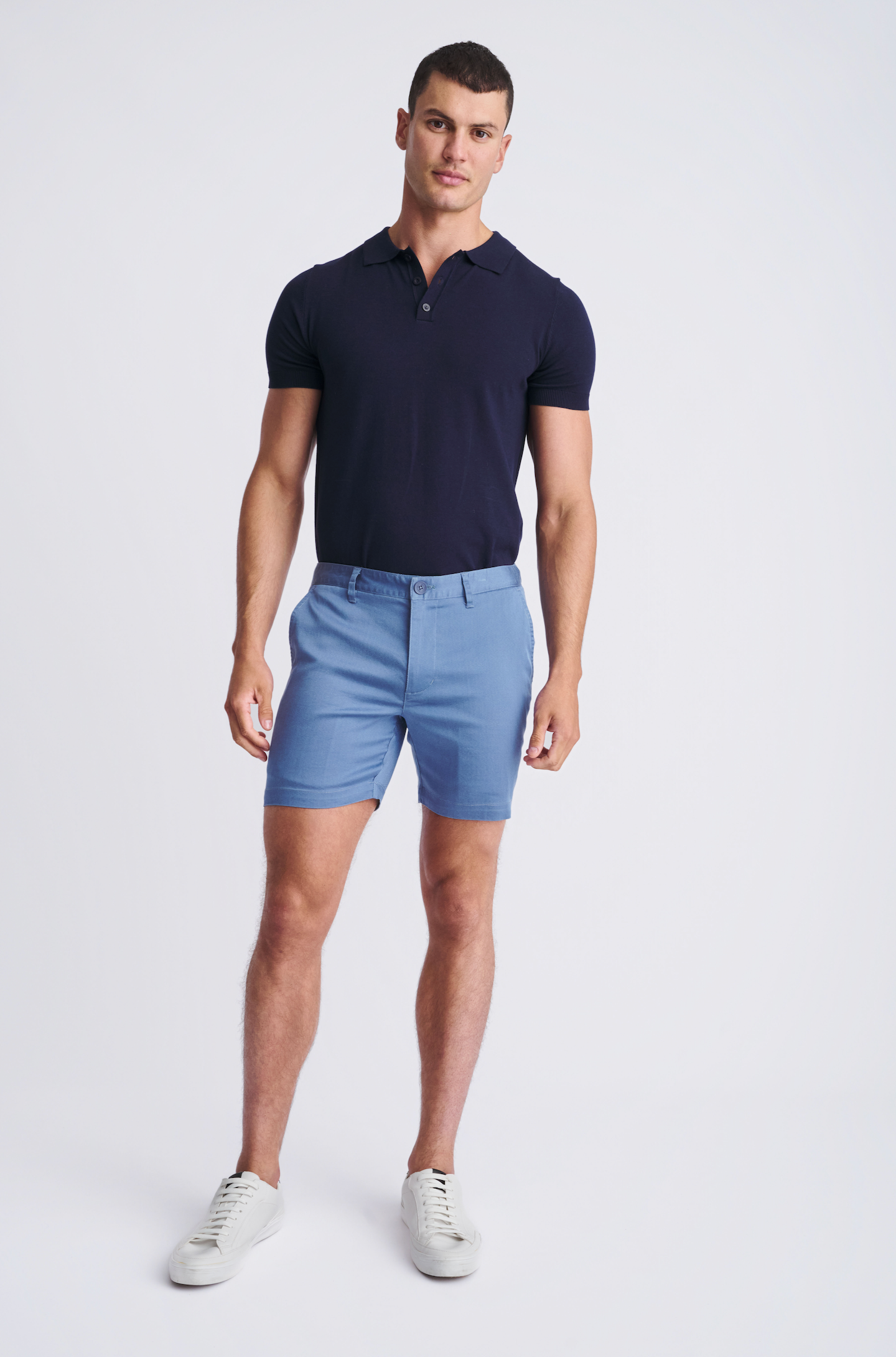 Postmarc Blue Fin 6" Textured Stretch Chino Short