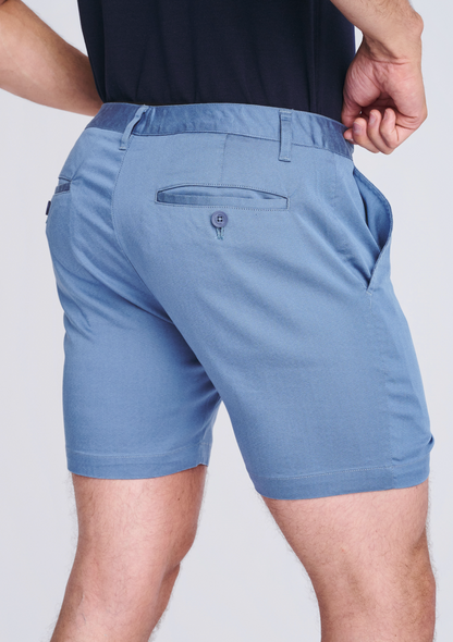 Postmarc Blue Fin 6" Textured Stretch Chino Short