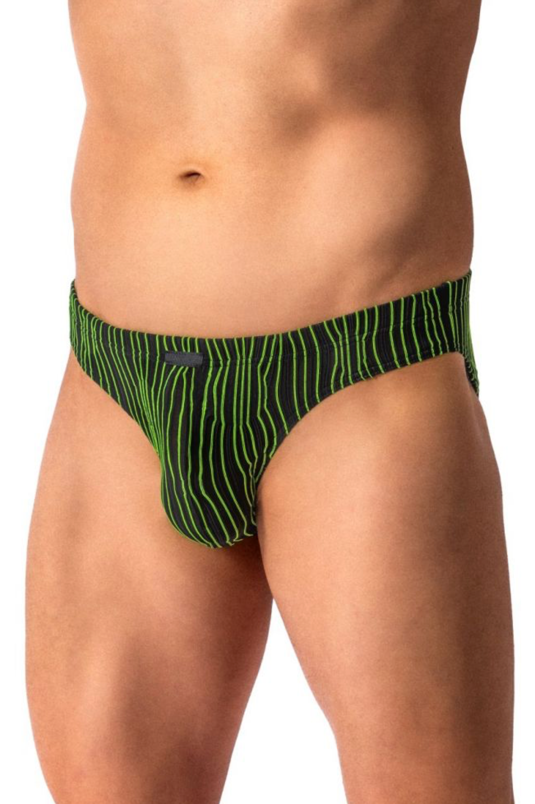 Manstore Lime/Black Hip Brief
