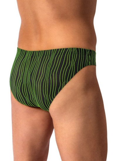 Manstore Lime/Black Hip Brief