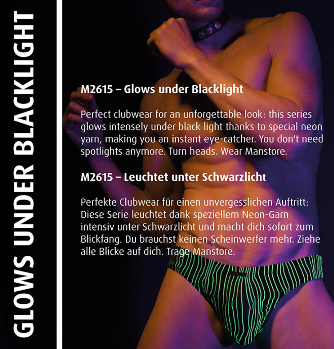 Manstore Lime/Black Hip Brief
