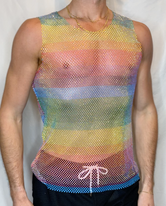Chris Turk Diamond Mesh Tank
