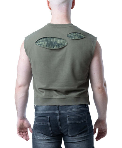 Nasty Pig Shred Sleeveless Crop Top