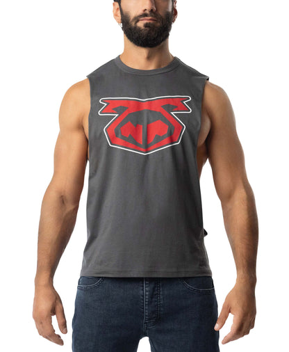 Nasty Pig Charcoal/Red Shredder Tank