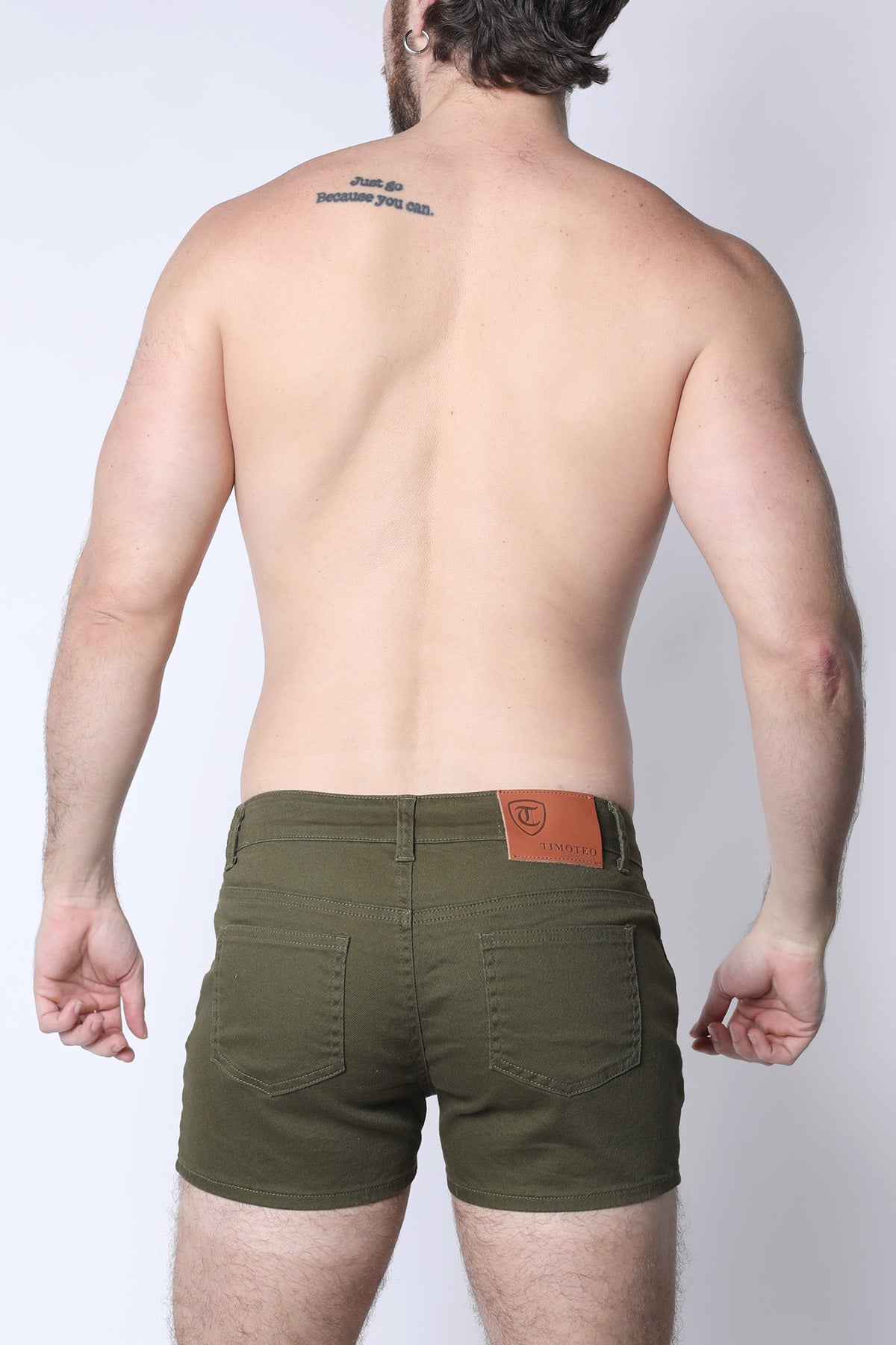 Timoteo Sorrento Cotton Twill Short