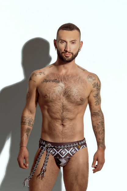 Poxeidon Eternal Echoes Belt Swim Brief