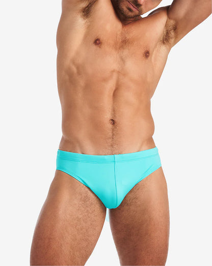 Teamm8 Grid Square Cut Swim Brief