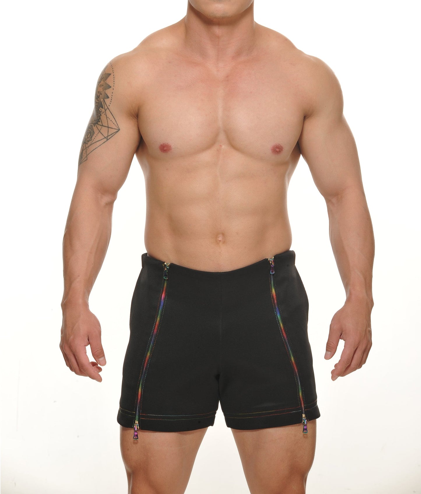Stud Tyler Zipper Shorts