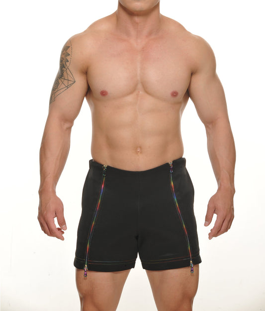 Stud Tyler Zipper Shorts