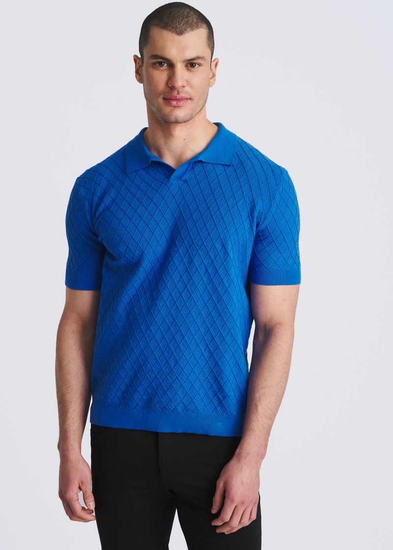 Postmarc Cobalt Johnny Texture Shirt