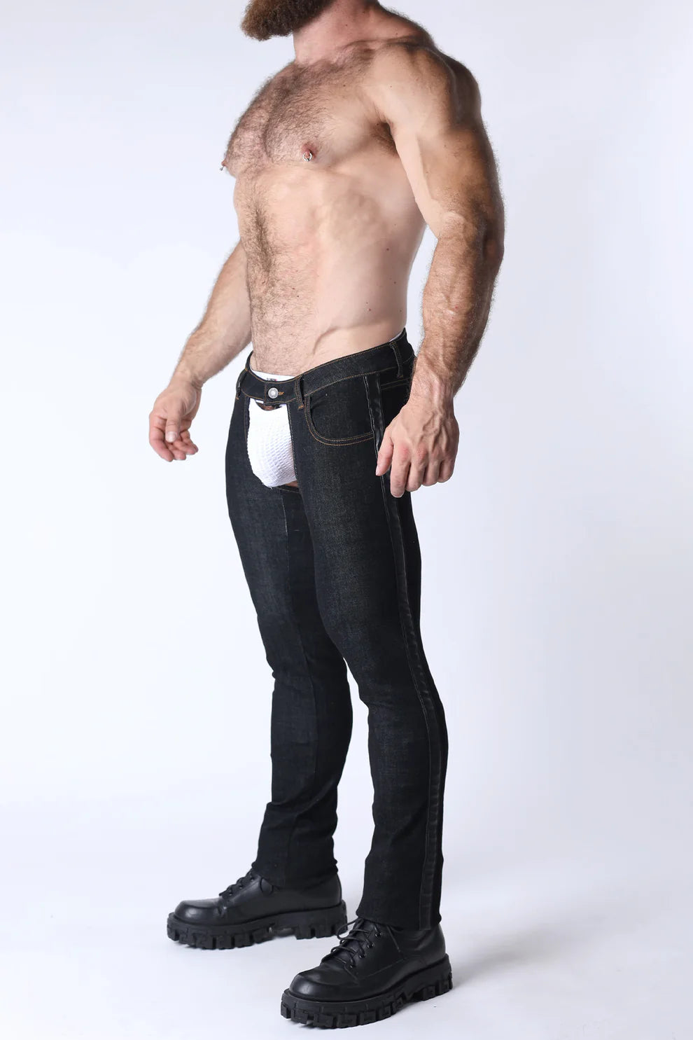 CELLBLOCK13 Terry Denim Chap