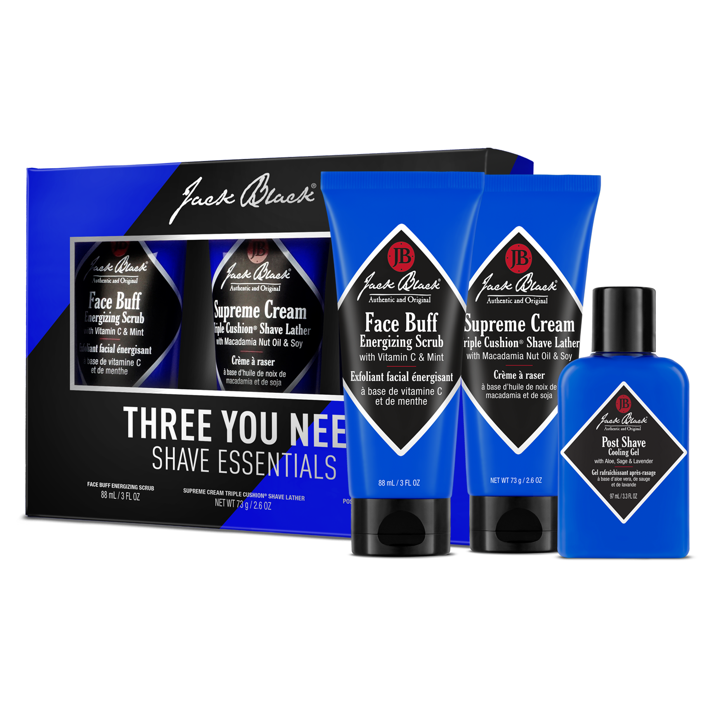 Jack Black Three You Need Shave Essentials