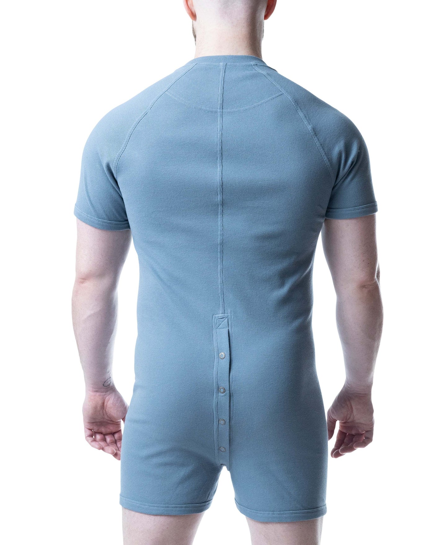 Nasty Pig Mirage Blue Cutoff Union Suit
