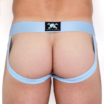 Skull & Bones Stripe Sheer Y-Jock