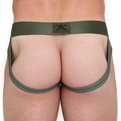 Skull & Bones Stripe Sheer Y-Jock