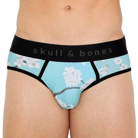 Skull & Bones Cherry Blossom Sky Brief