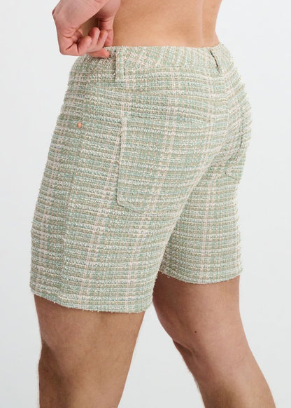 St33le Clover 5" Tweed Jacquard Knit Short