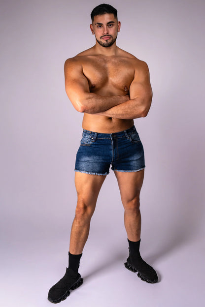 Tiger Horse Raw Cut Shorts
