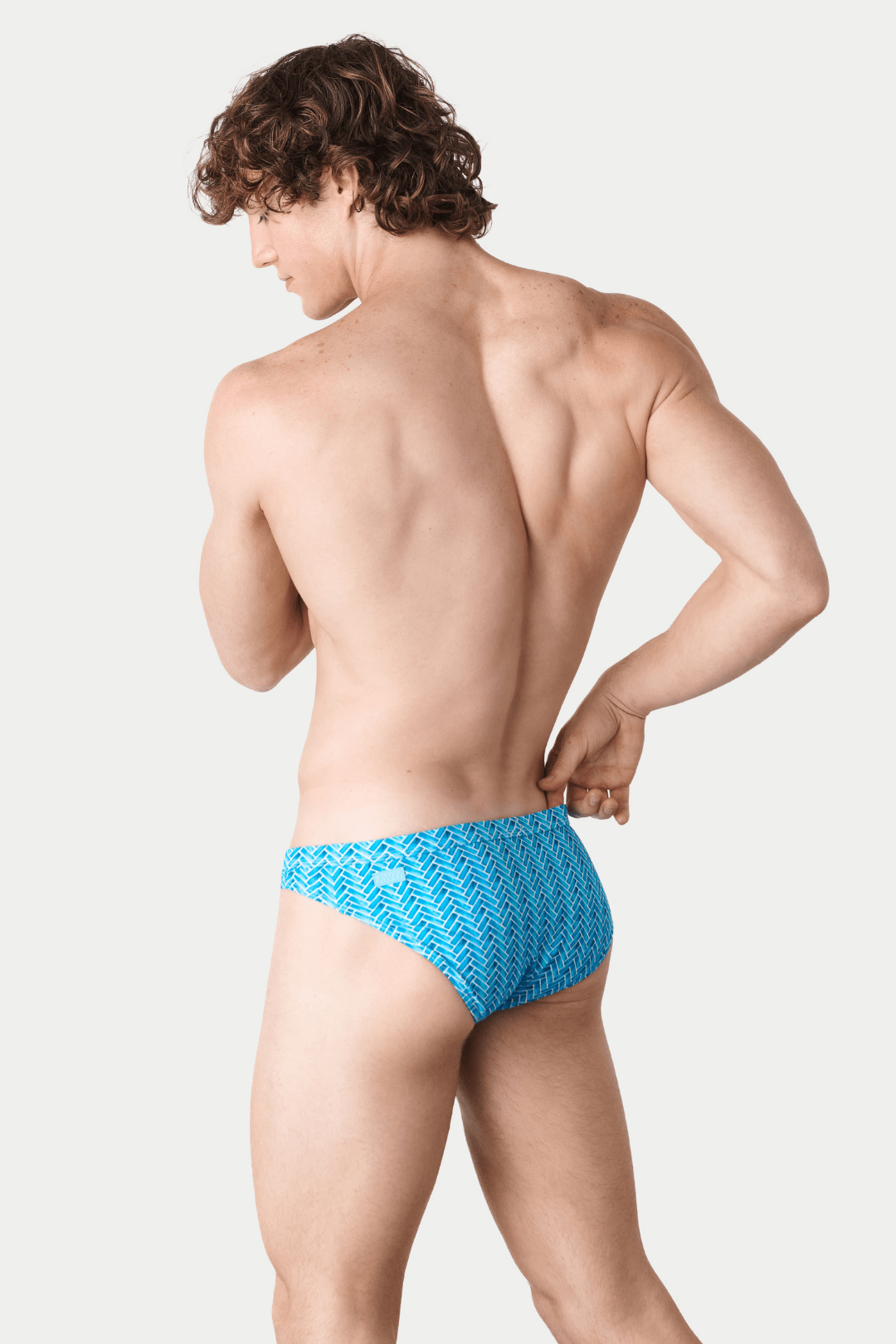 Awry Icon Herringbone Swim Brief
