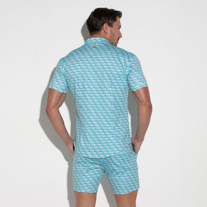 Code22 Aqua Sleek Shirt