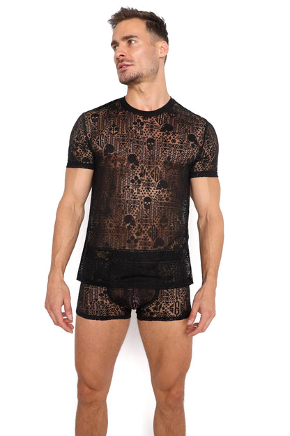 Skull & Bones Burnout Tee