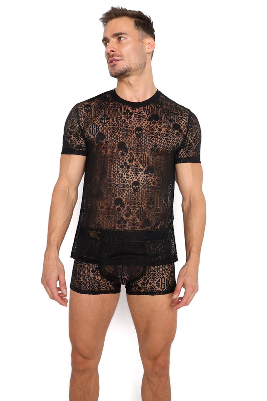 Skull & Bones Burnout Tee