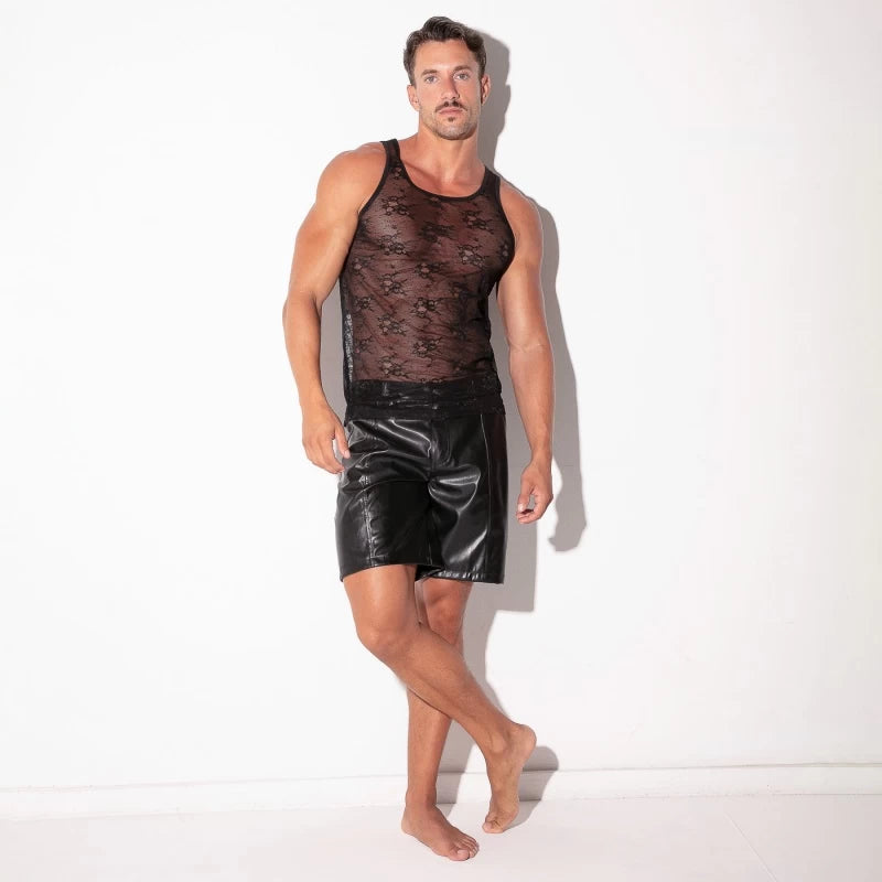 Code 22 Sheer Lace Tank