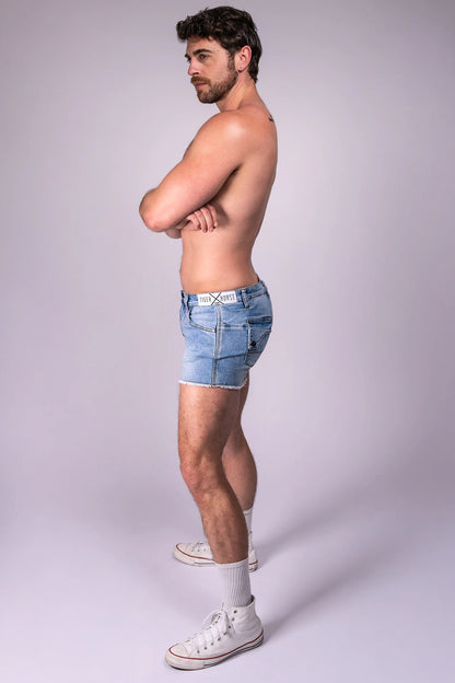 Tiger Horse Raw Cut Shorts