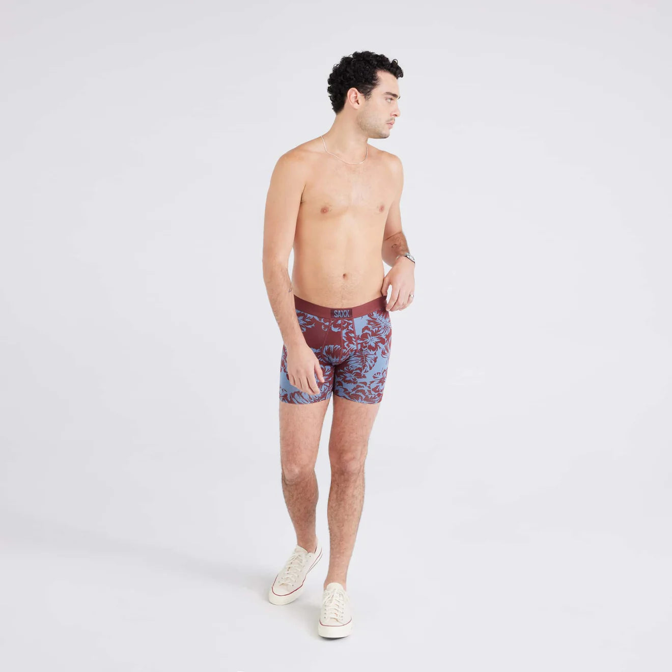 Saxx Vibe Extra Super Soft Hibiscus Boxer Brief