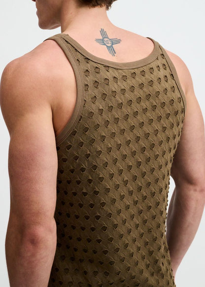 St33le Stretch Knit Ripped Tanks
