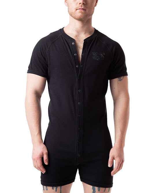 Nasty Pig Mirage Black Cutoff Union Suit